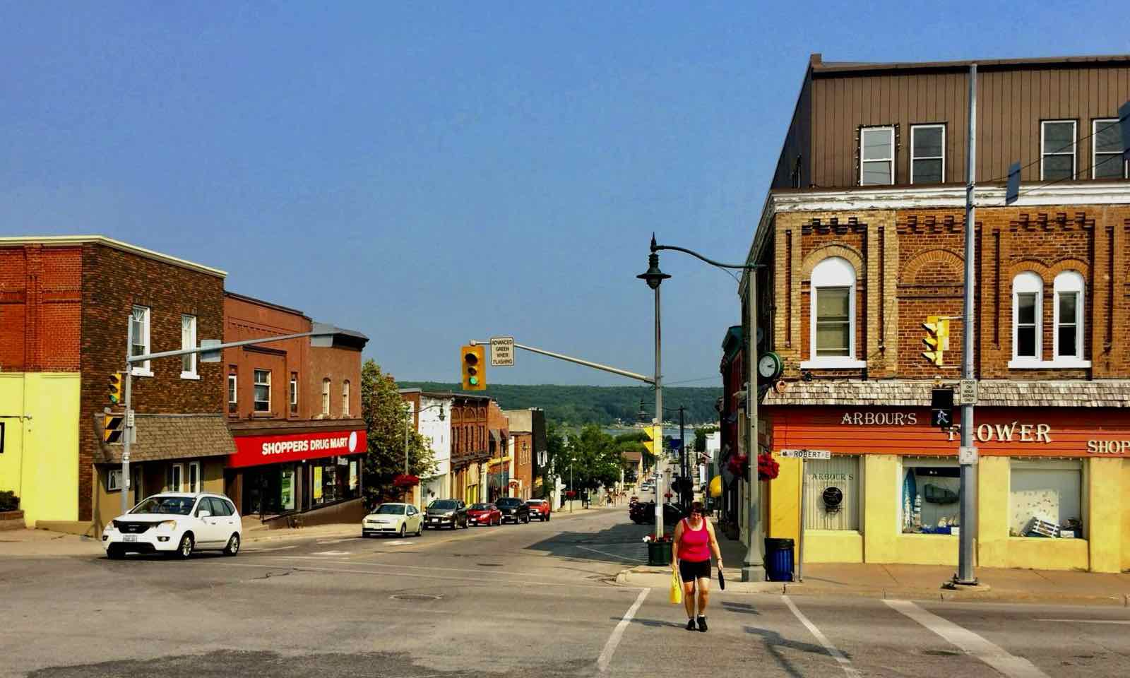 Main Street on a summer afternoon